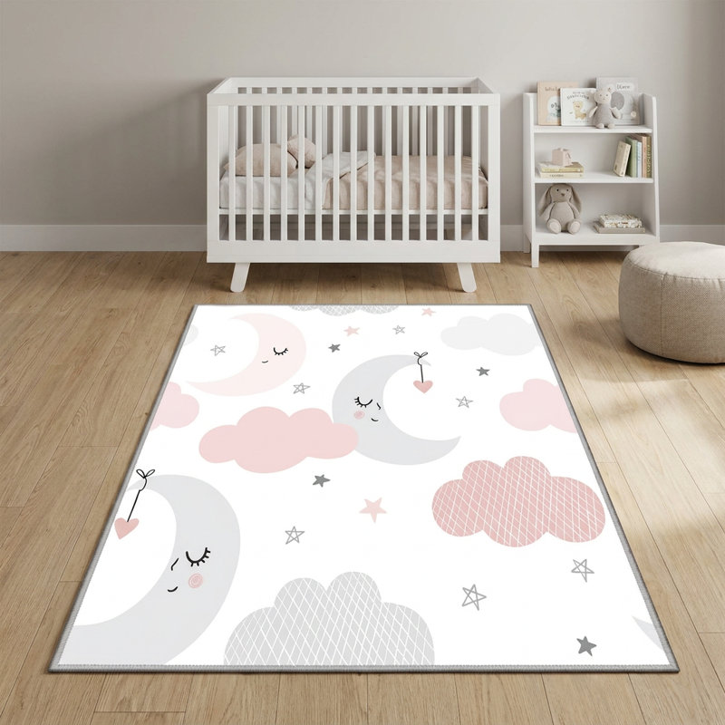 Tapis rose et gris Celeste Sweet Dreams