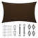 Amgo Rectangle Sun Shade Sail with Hardware Kit