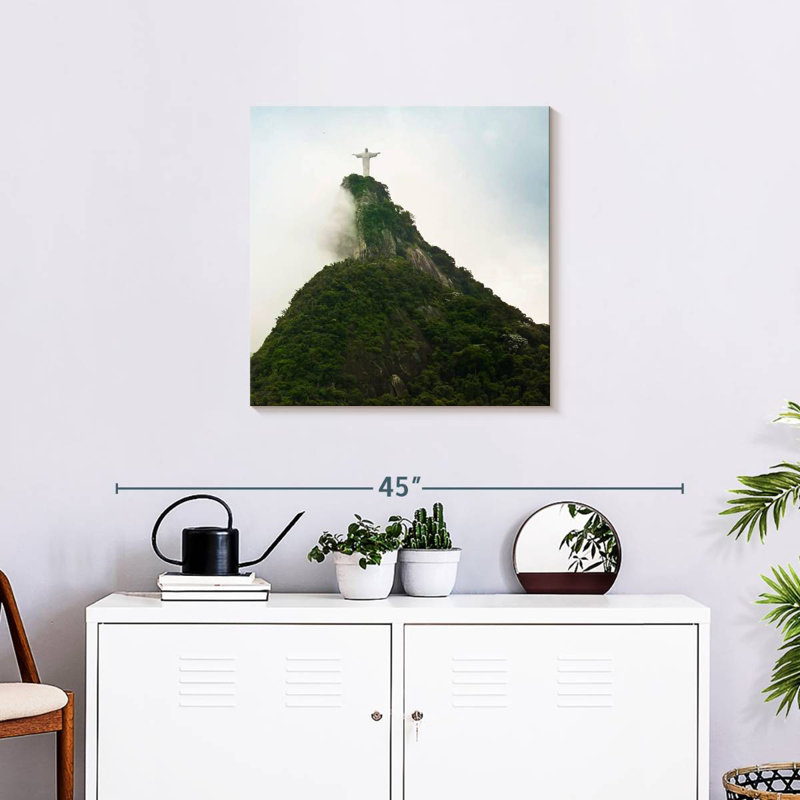 Nicci Christ The Redeemer Mountain, 24" H x 24" W