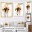 Formes géométriques roses élégantes sur toile-2146396616-2146396617