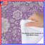 Édredon à motif floral mauve-123334568