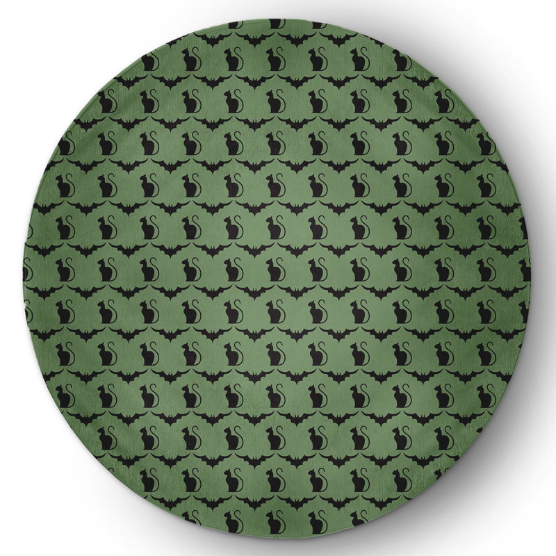 Degraaf Chenille Indoor Rug, Round 5'