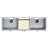 ARIEL Kellie 73 Double Sink Bathroom Vanity with Italian Carrara Marble Top-99405151