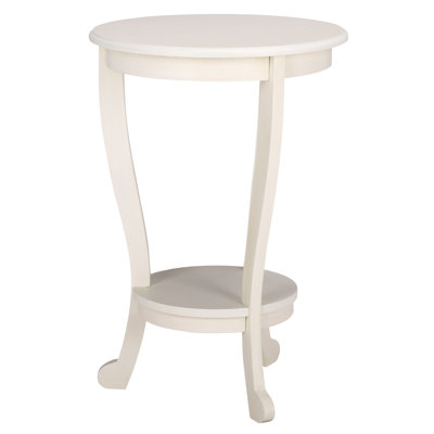 Tutuala Solid Wood 3 Legs End Table with Storage
