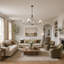 Iron 4-Light Chandelier-941866473
