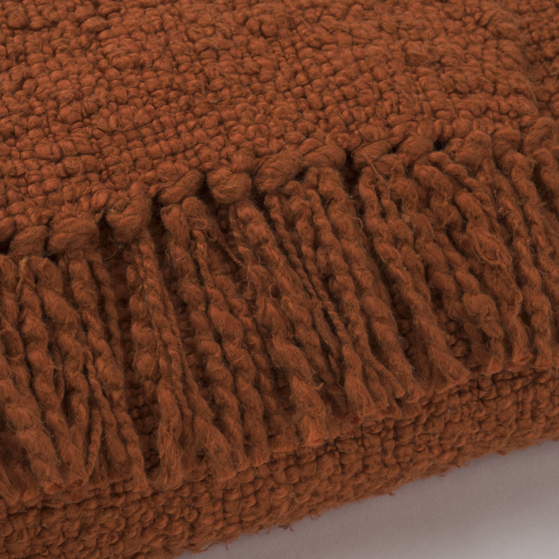 Jeté en coton tissé rouille Kambal, Rouille de cuivre