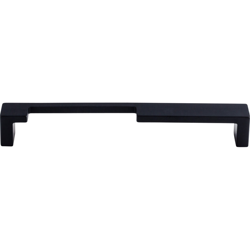 Modern Metro Bar Pull, Flat Black, 7" Center to Center