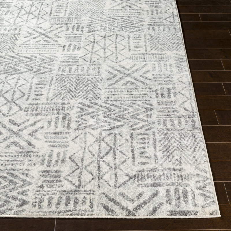 Wooley Moroccan Indoor Rug, Rectangle 9'3" x 12'6"