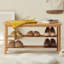 Banc en bois massif Burlywood-1626951830