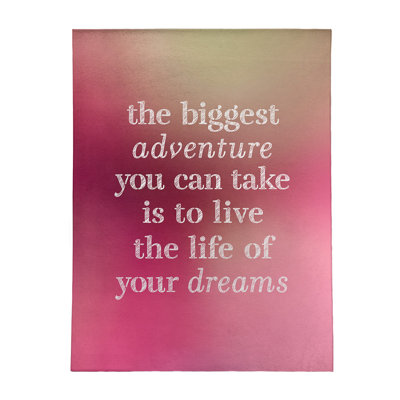 Quotes Chenille Indoor Rug