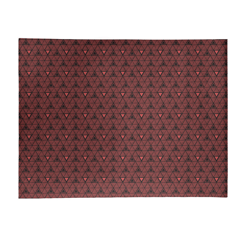 Chenille Geometric Indoor Rug, Rectangle 8' x 10'