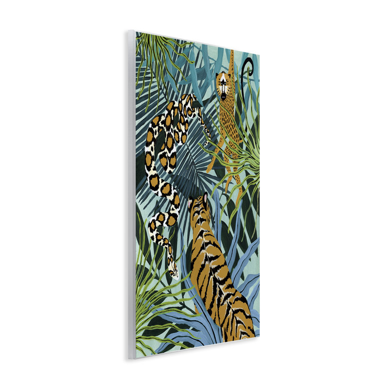Plaque murale «Animal Dance Exotic Wildlife», conception par Yvette St. Amant, H 19 po x l 13 po