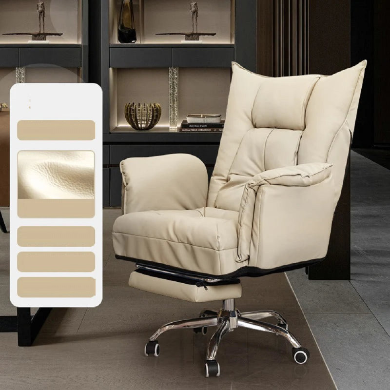 Nahja Genuine Leather Side Chair