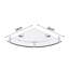 Carlena 2 Piece Triangle Glass Corner Shelf-556030105