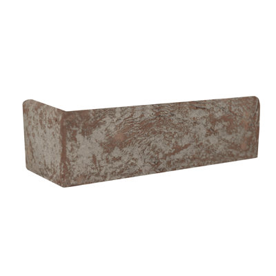 Carreau de mosaïque murale en brique d'argile naturelle texturée 2 po x 11 po Terabrik Brick