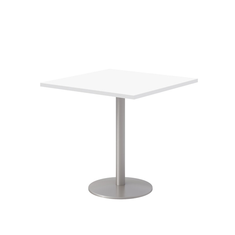 Table de salle à manger à hauteur de bar, Blanc de designer, H 29 po x L 30 po x l 30 po