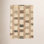 Mosaic Blue Hand-Woven Geometric Jute Rug