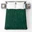 Couvre-lit matelassé à motif géométrique vert toutes tailles-126174012
