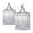 D4x6"Ancell Lidded Glass Jar