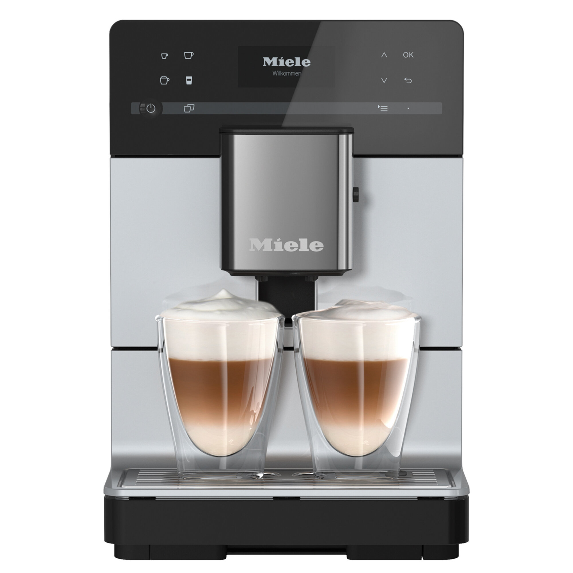 Miele CM 5510 Silence Automatic Coffee Maker  Espresso Machine Combo -  Grinder, Milk Frother | Wayfair