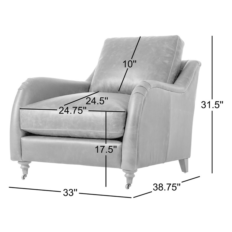 Lynne Leather Armchair