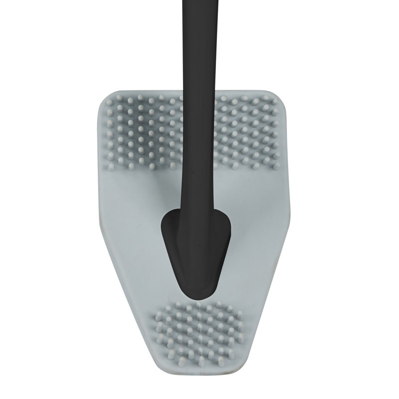 Bath Bliss Contoured Toilet Brush In Black