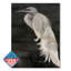 Aigrette texturée I, estampe numérique sur toile tendue
