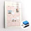 Magnetic Glass Dry Erase Board