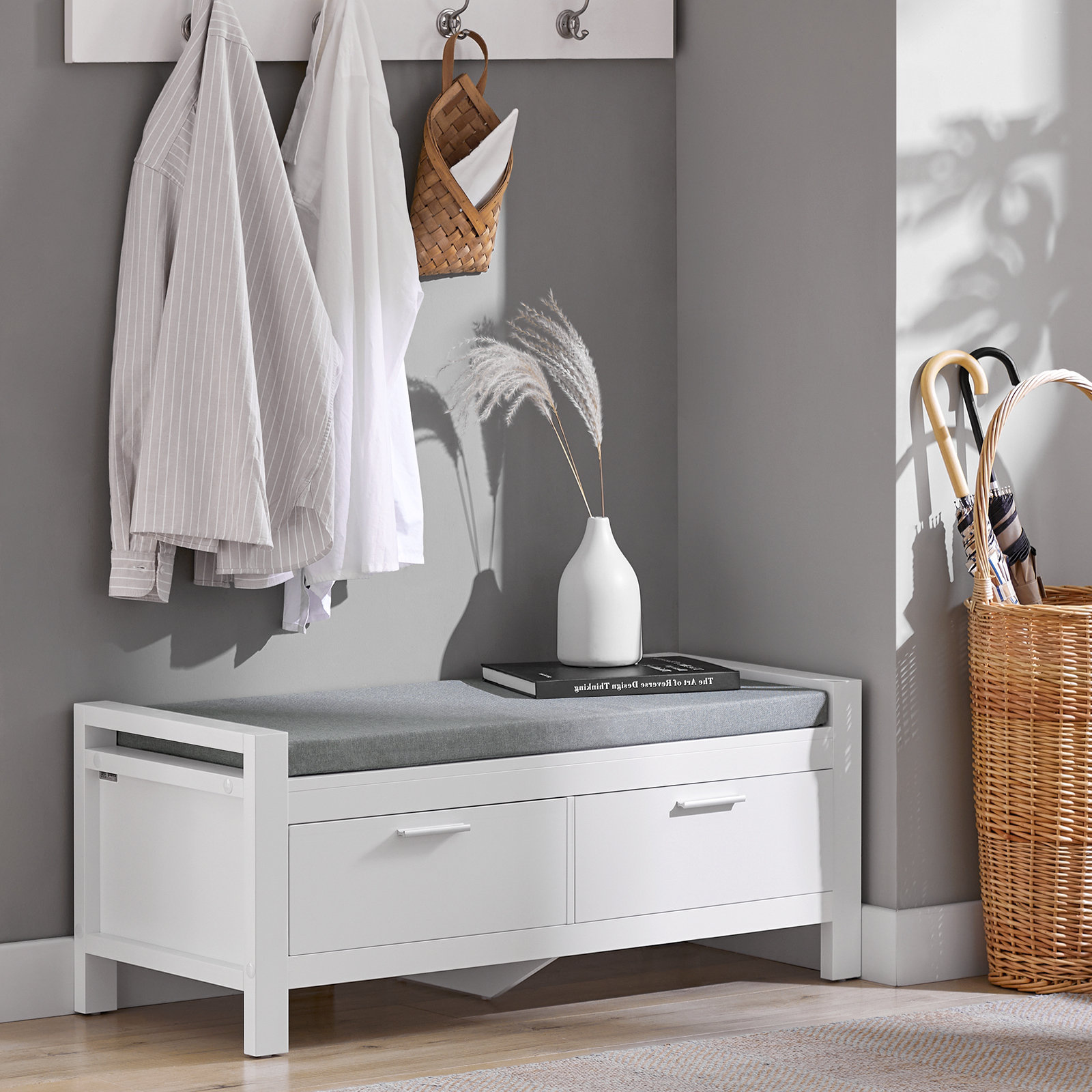 Latitude Run® Clevedon Drawer Storage Bench & Reviews | Wayfair