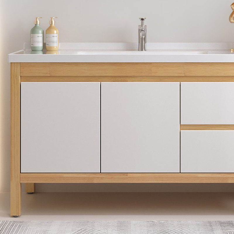 Nordic style simple bathroom cabinet