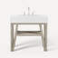 Bodo Vanity, 35.63" x 28.13" x 22.75", Light Gray Oak, No Vanity Top