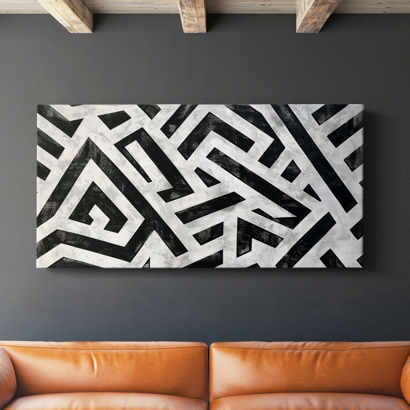 Abstract Series 1 # XXVI-Gallery, toile tendue, H 16 po x l 32 po