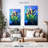 Avery Tulips On Blue-108233653