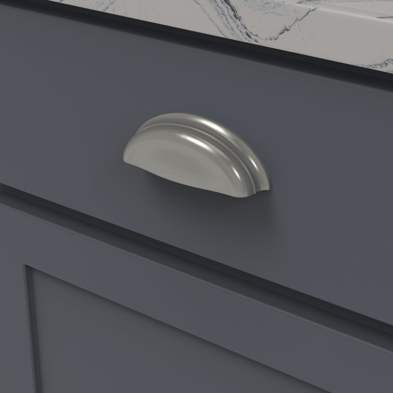 Fuller Collection Cup Pull - 3-3/4" Center to Center Cabinet Pull - Traditional Hardware for Drawers & Cabinets