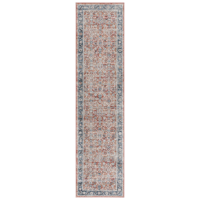 Kolbeinn Vintage Tabriz Performance Oriental Rug, Runner 2' x 8'