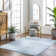 Demetra Light Silver Machine Washable Area Rug