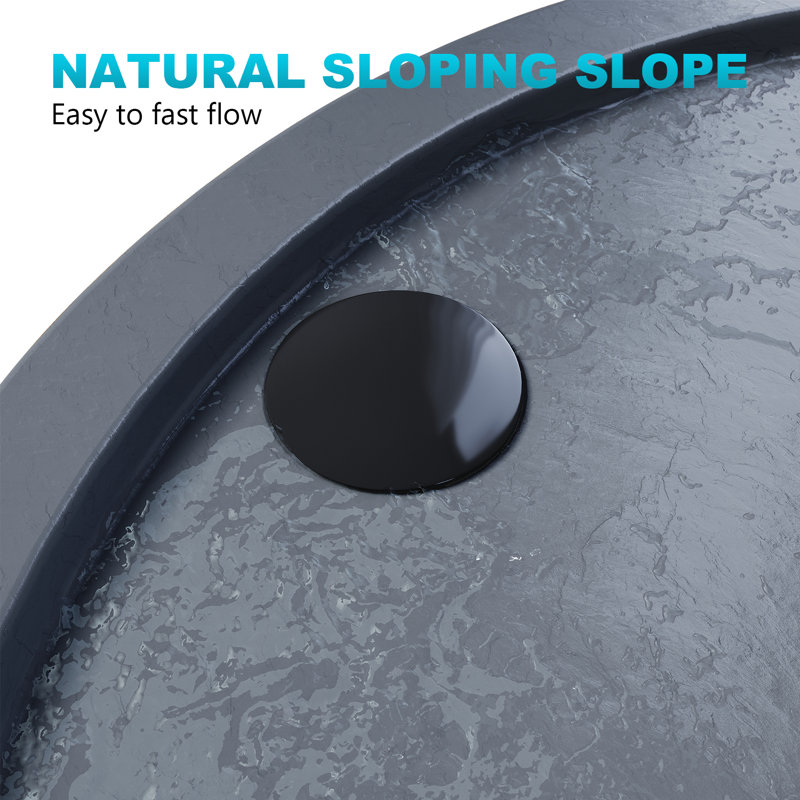 80W*80Dcm Quadrant Single Shower Base in Grey with Low-Profile Aesthetics Design and Non-Slip FeatureQuadrant Single Shower Base in Grey with Low-Profile Aesthetics Design and Non-Slip Feature