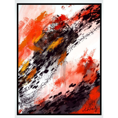 Battle Won Abstract Painting | Acrylic On Canvas | By Vinit Pravin Mistry