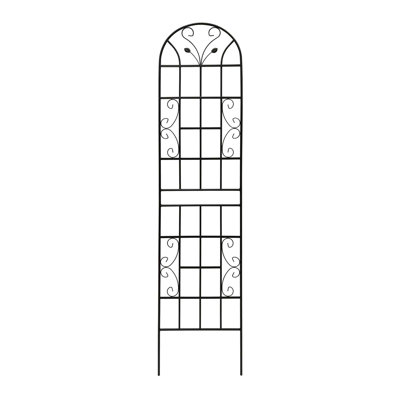 Treillis polyvalent en métal pour les plantes d'extérieur, rehaussant la beauté du jardin