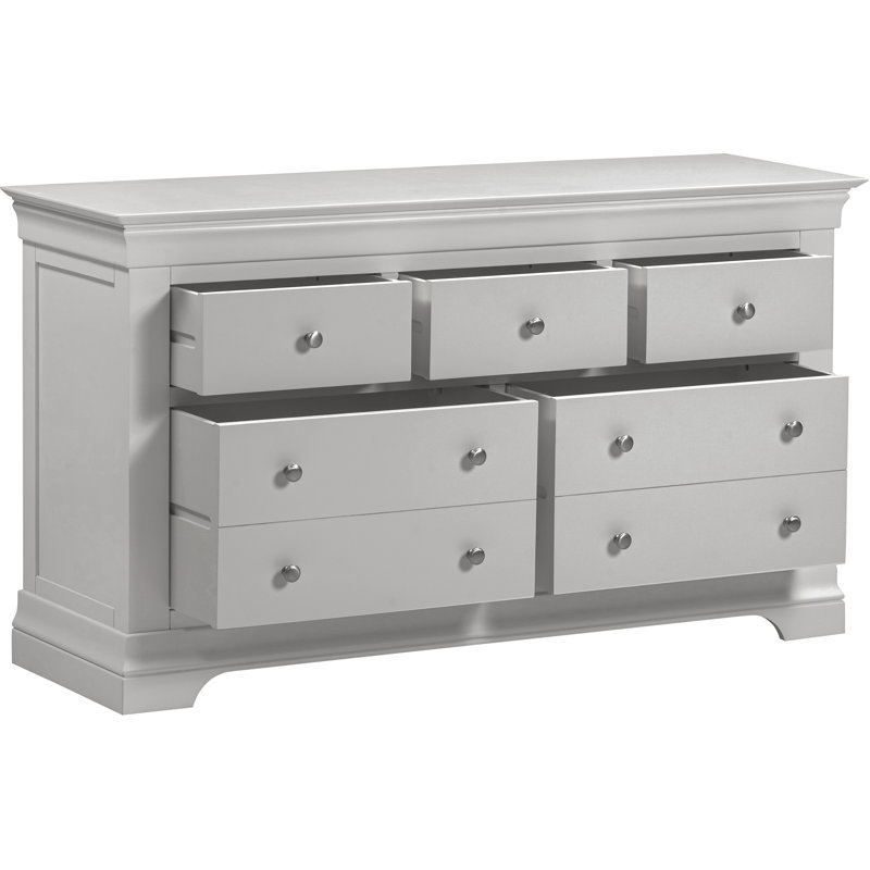 Adaleya 5 Drawer Chest, Grey