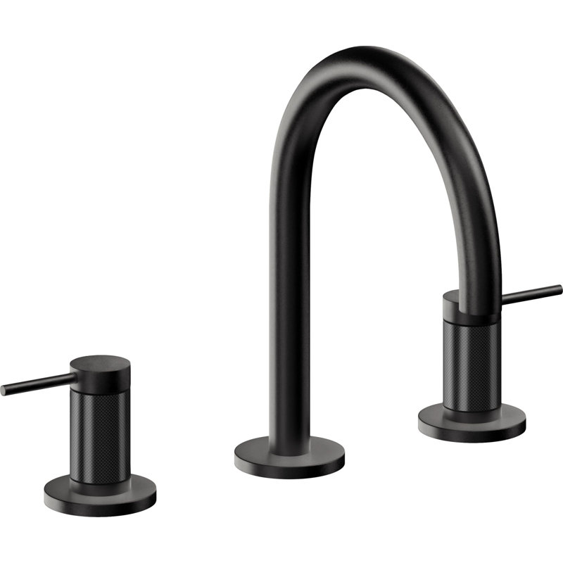 D Street 8" Widespread Lavatory Faucet, Matte Black