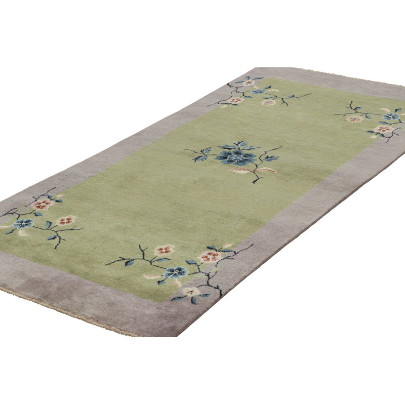 One-of-a-Kind 3'0x6'4 Hand Knotted Area Rug