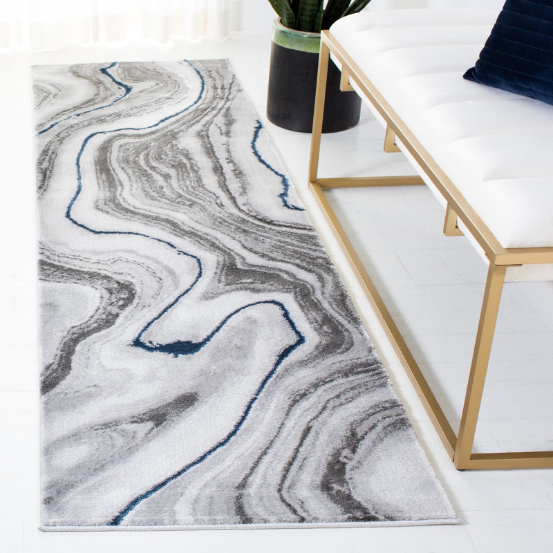 Kirkus Performance Abstract Rug, Runner 2'3" x 14'