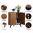 Japria 2 Door Corner Accent Cabinet-836729037