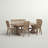 Kentish 6 - Person Extendable Pine Solid Wood Top Trestle Dining Set