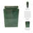 Storage Jar Stoneware Ceramic Rectangular Container With Removable Lid And Modern Geometric Silhouette-1302755388