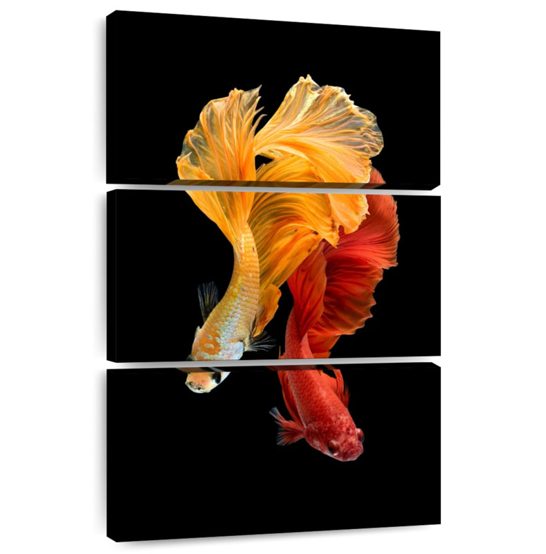 Brampt Groovy Couple Betta Fish, 57" H x 36" W