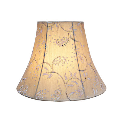 Abat-jour cloche en lin clair Althoff