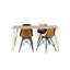 Kupar Metal Base Dining Table-1771458680