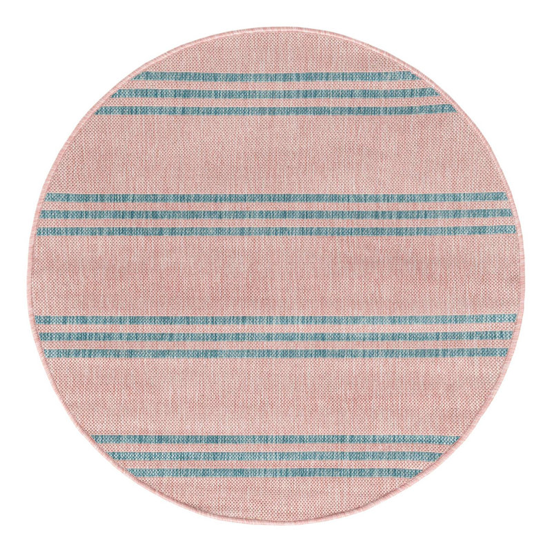 Tapis intérieur / extérieur Jill Zarin Anguilla, Rond 3 pi 3 po